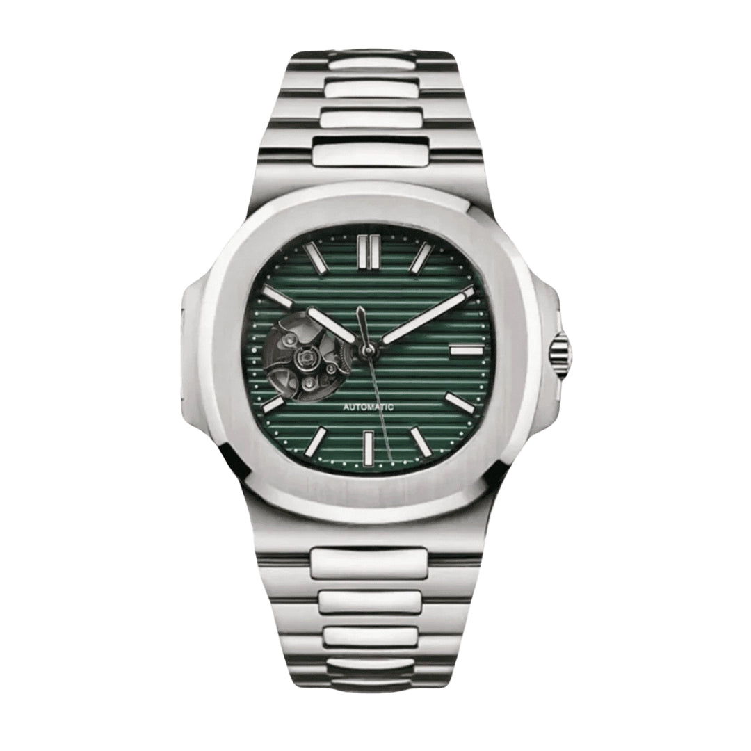 SEIKNAUT MOD Nautilus (Open Heart) Green — view 1