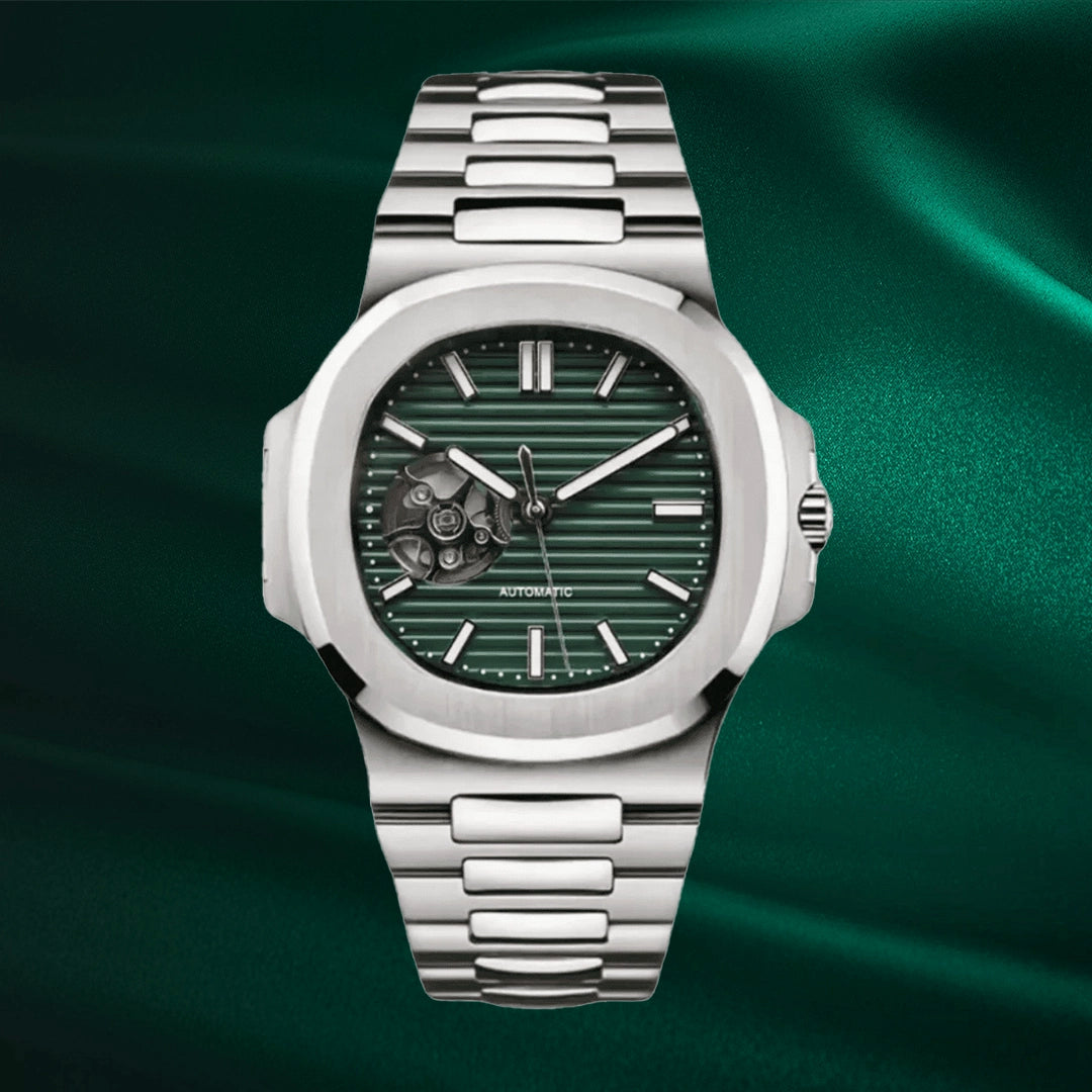 SEIKNAUT MOD Nautilus (Open Heart) Green — view 2