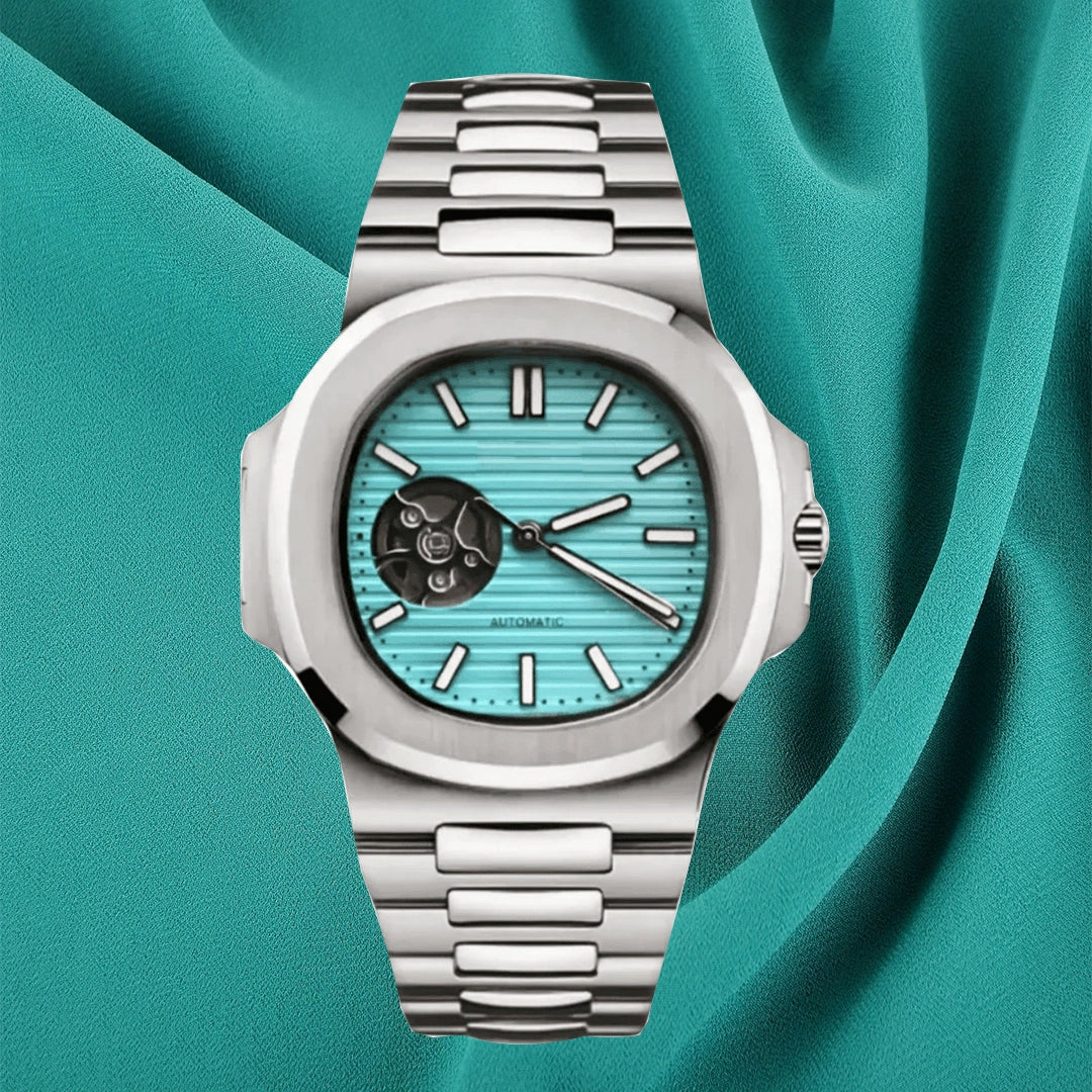 SEIKNAUT MOD Nautilus (Open Heart) Tiffany Blue — view 2