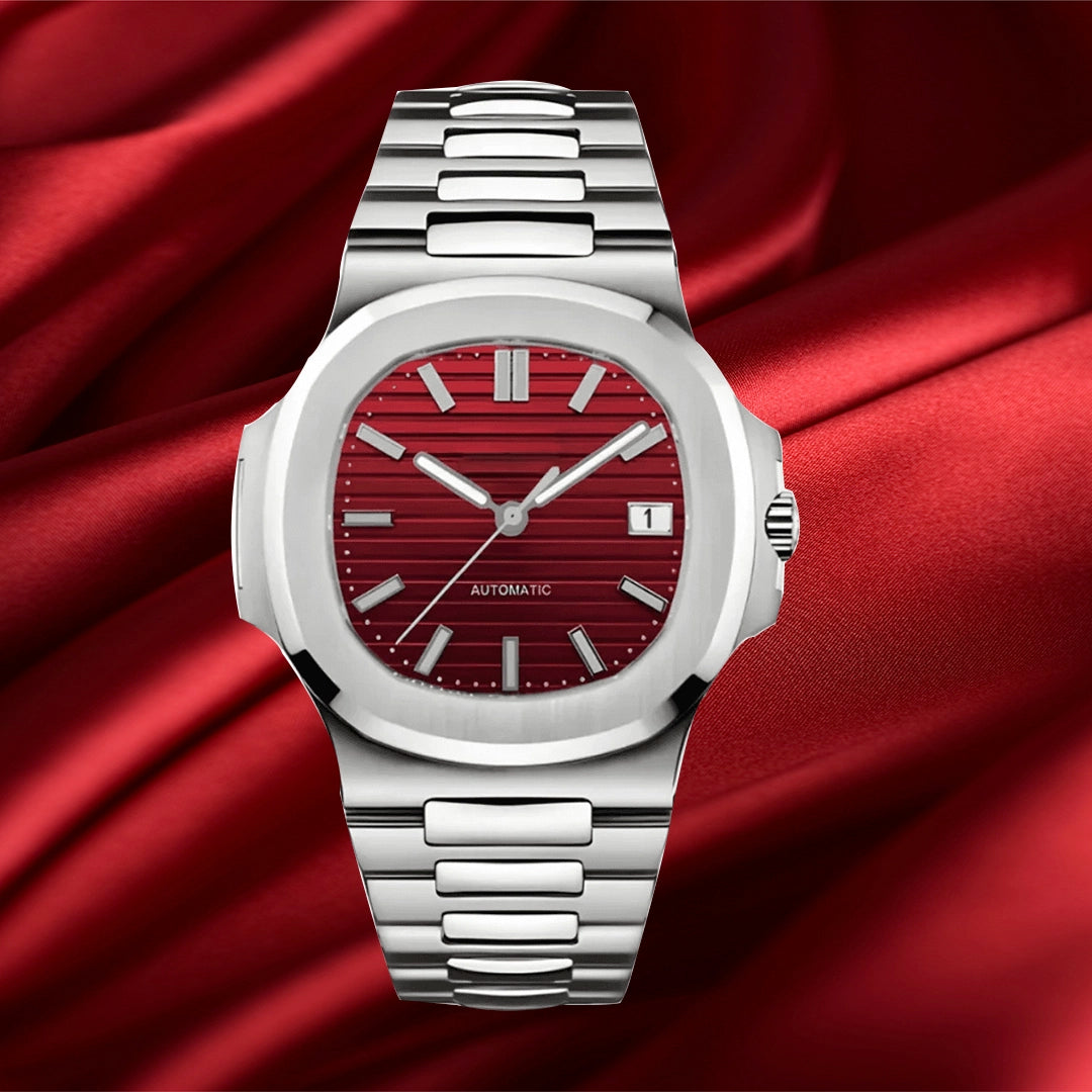 SEIKNAUT MOD Nautilus Red Velvet — view 2