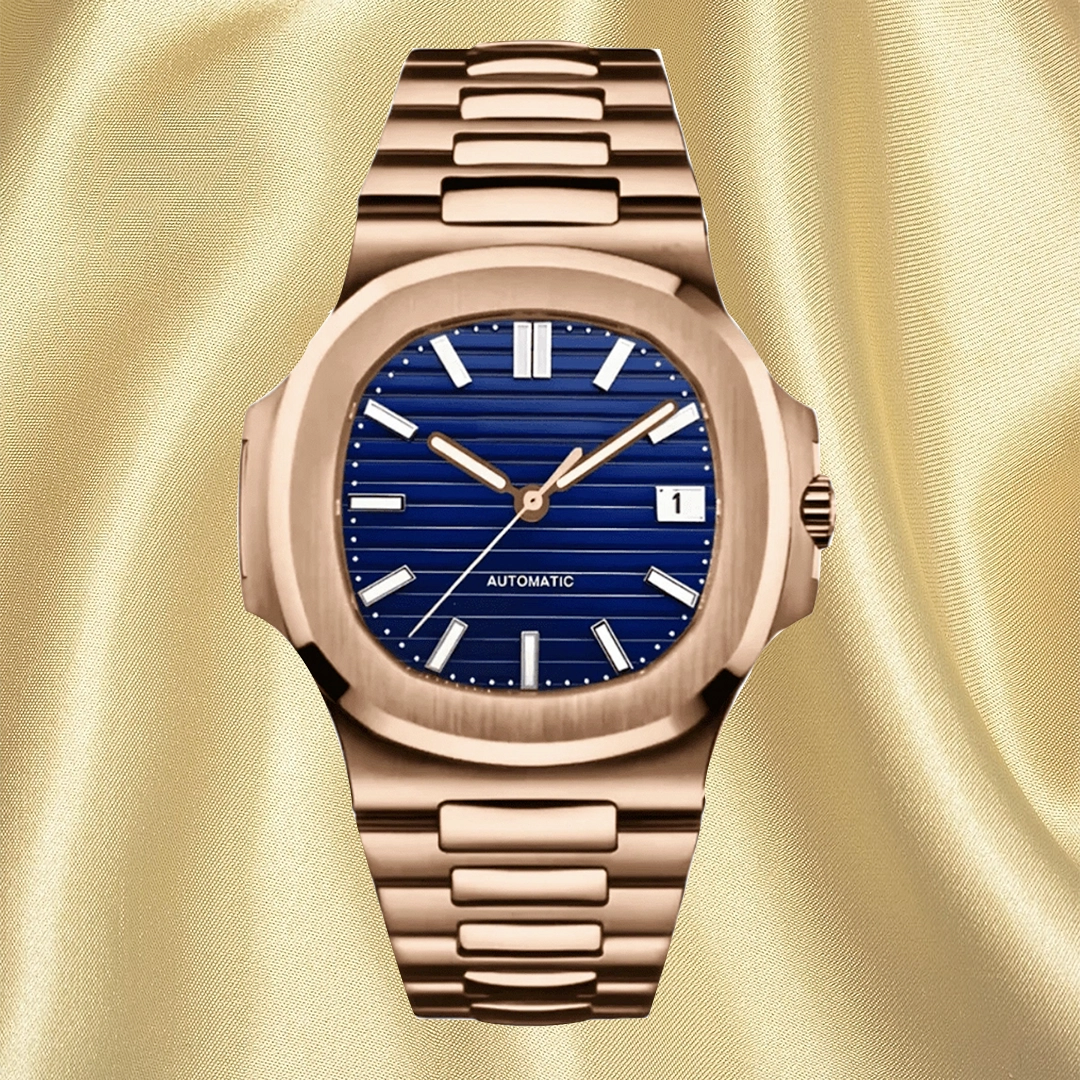 SEIKNAUT MOD Nautilus Rose Gold – Blue — view 2