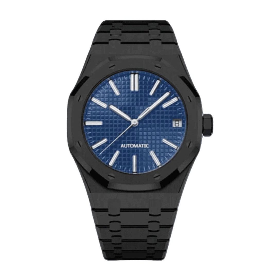 SEIKOAK MOD Royal Oak Black – Blue — view 1