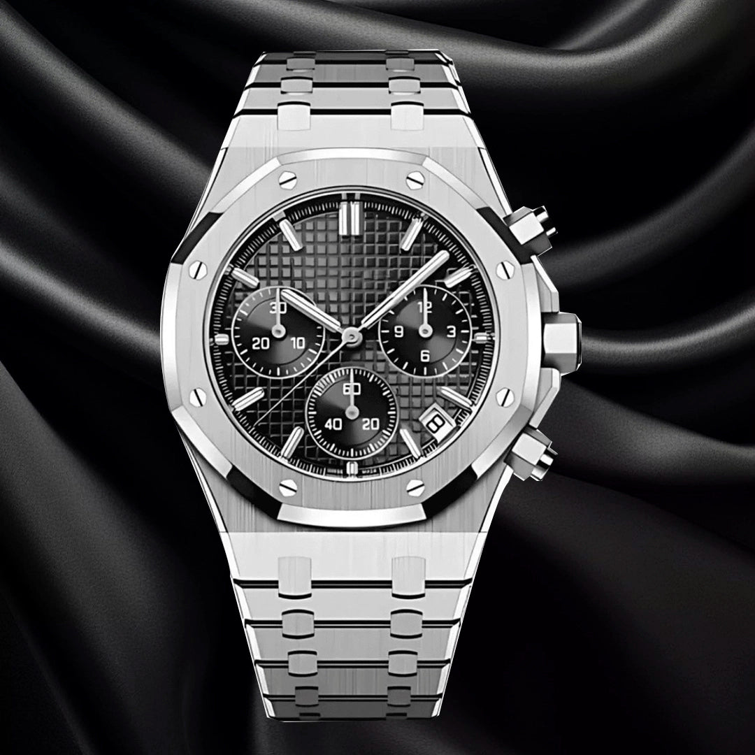 SEIKOAK MOD Royal Oak Chronograph Black — view 2
