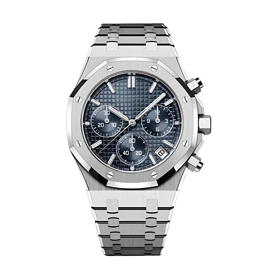SEIKOAK MOD Royal Oak Chronograph Blue — view 1