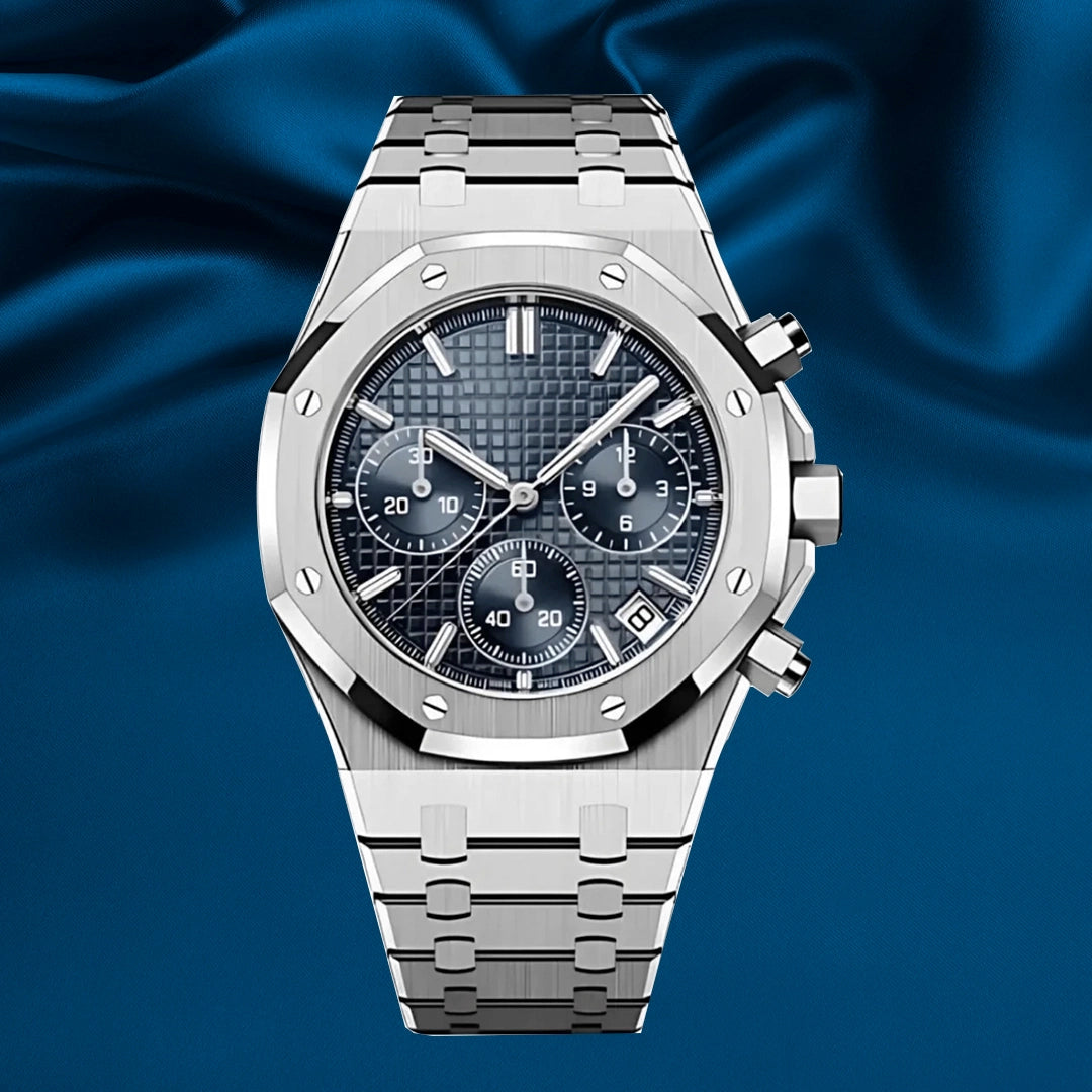 SEIKOAK MOD Royal Oak Chronograph Blue — view 2