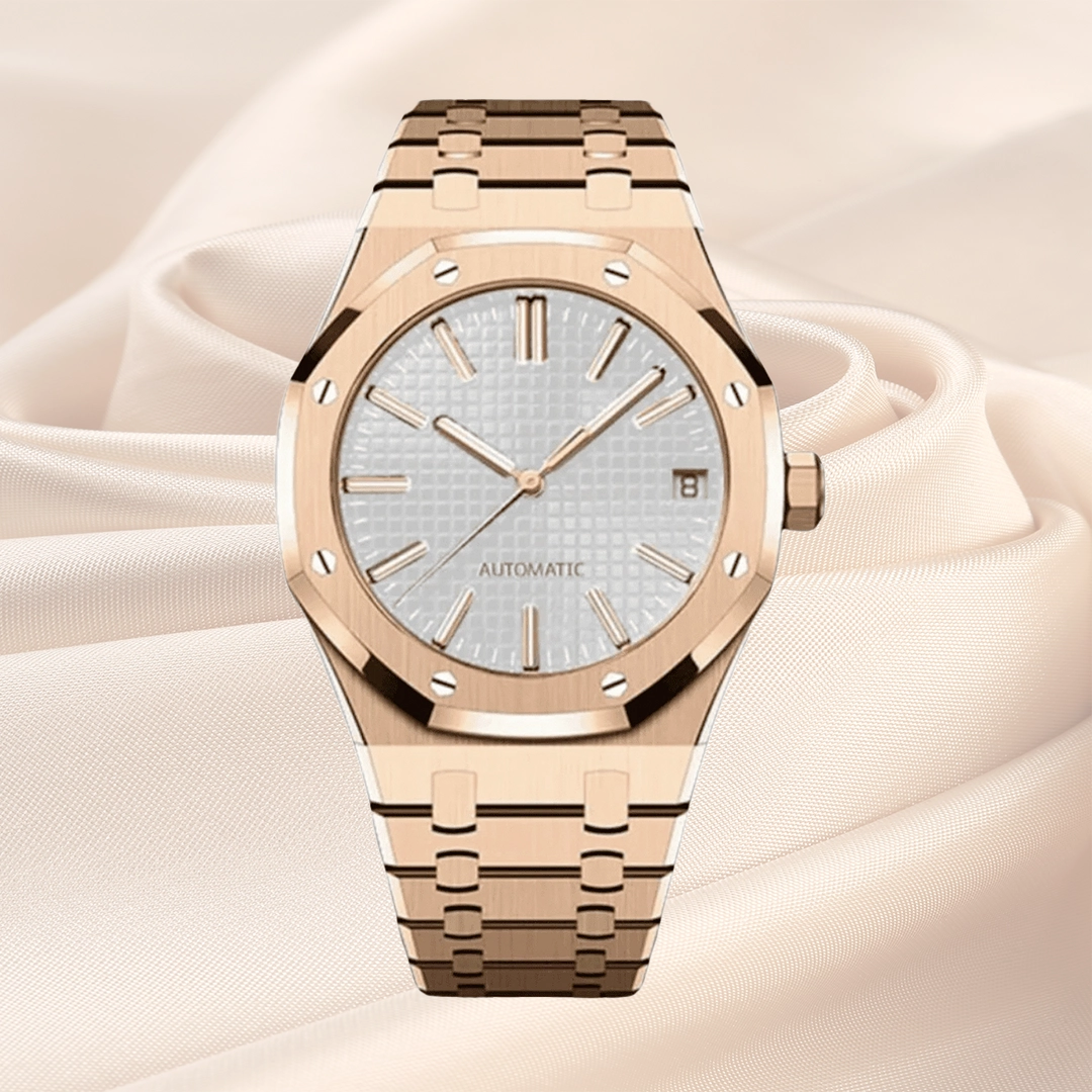 SEIKOAK MOD Royal Oak Rose Gold-White — view 2