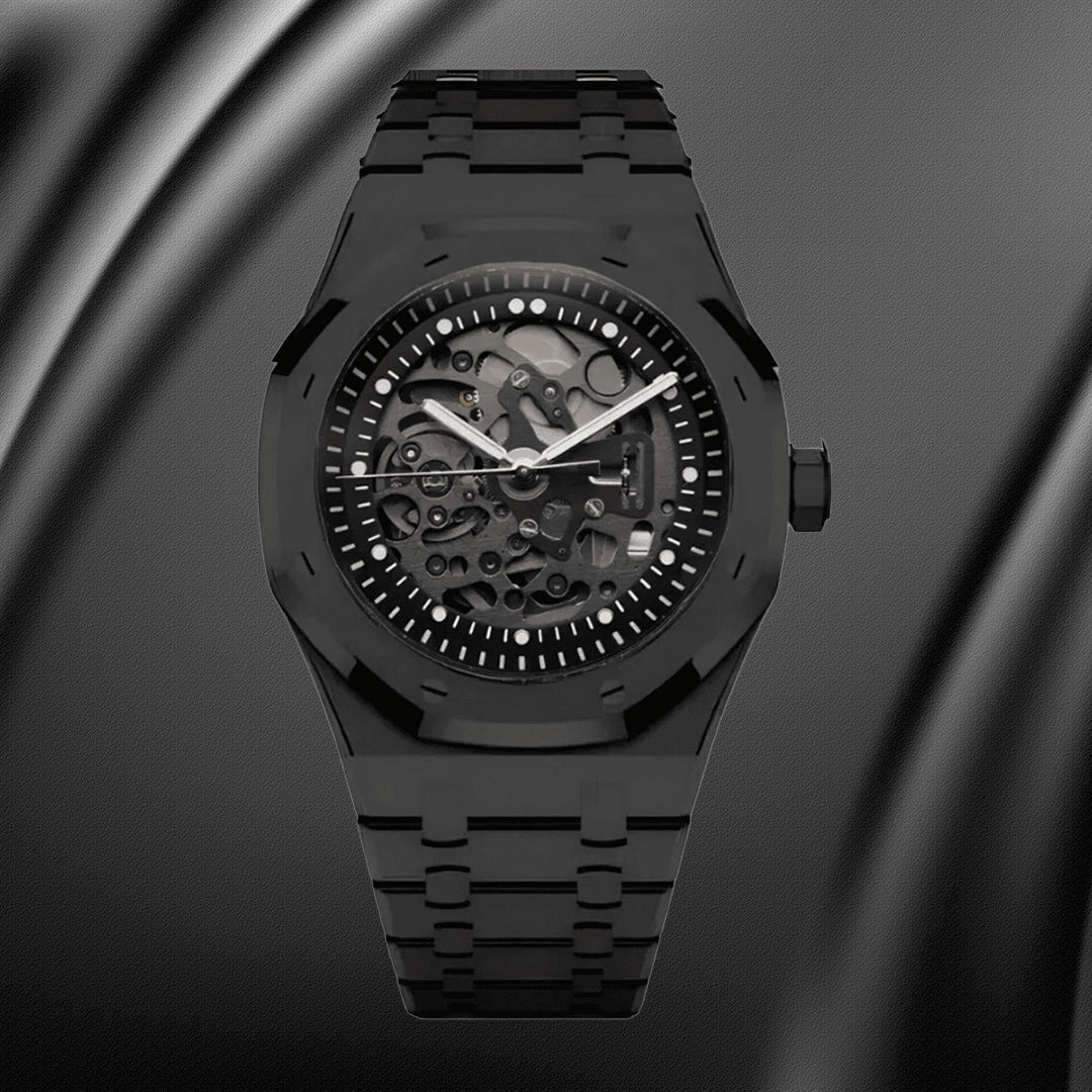 SEIKOAK MOD Royal Oak Skeleton Black — view 2