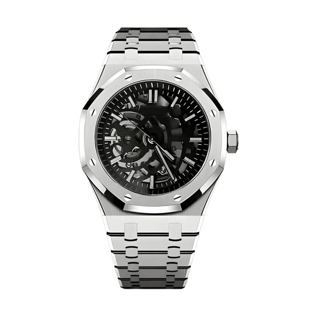SEIKOAK MOD Royal Oak Skeleton Silver — view 1