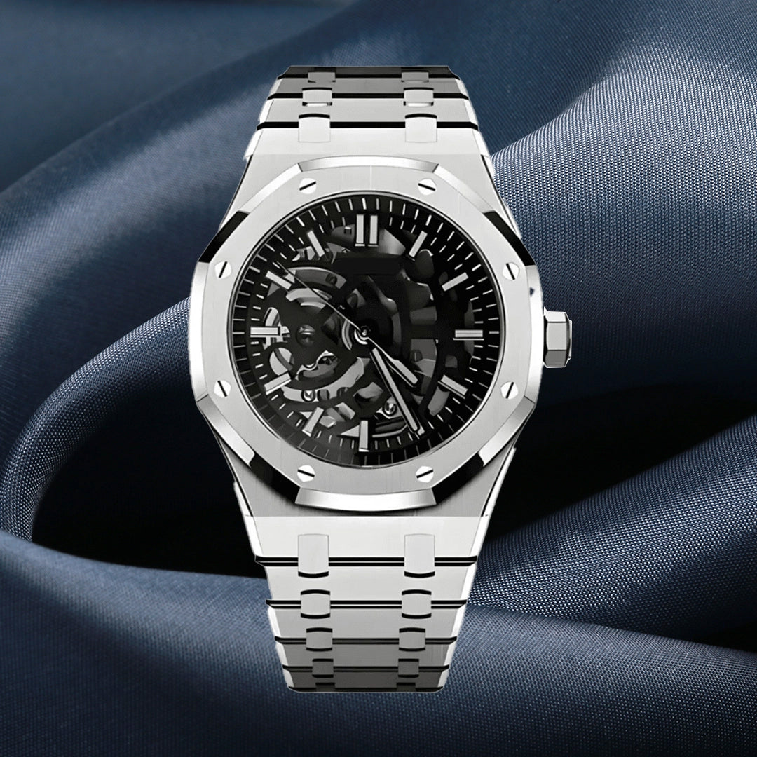SEIKOAK MOD Royal Oak Skeleton Silver — view 2