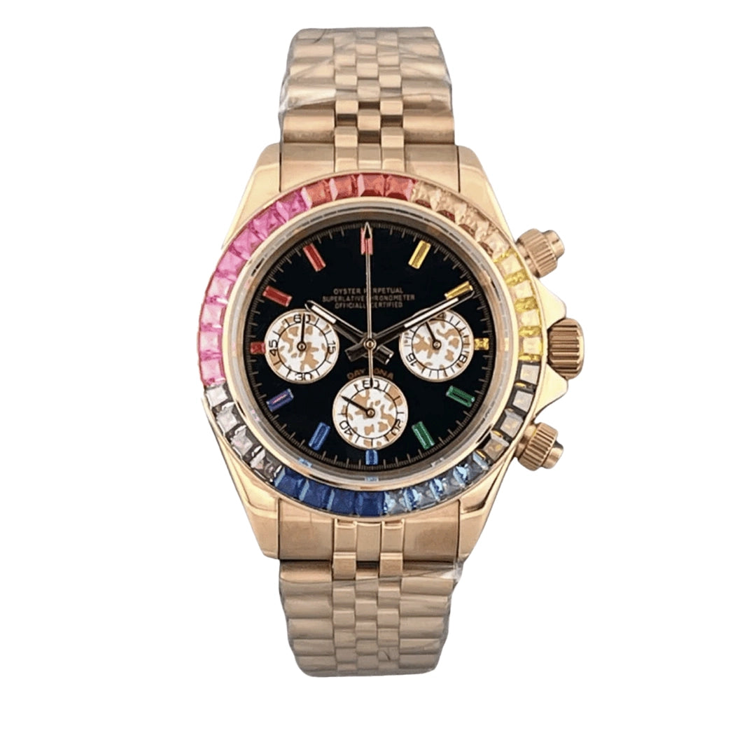 SEIKONA MOD Daytona Rose Gold-Rainbow II — view 1
