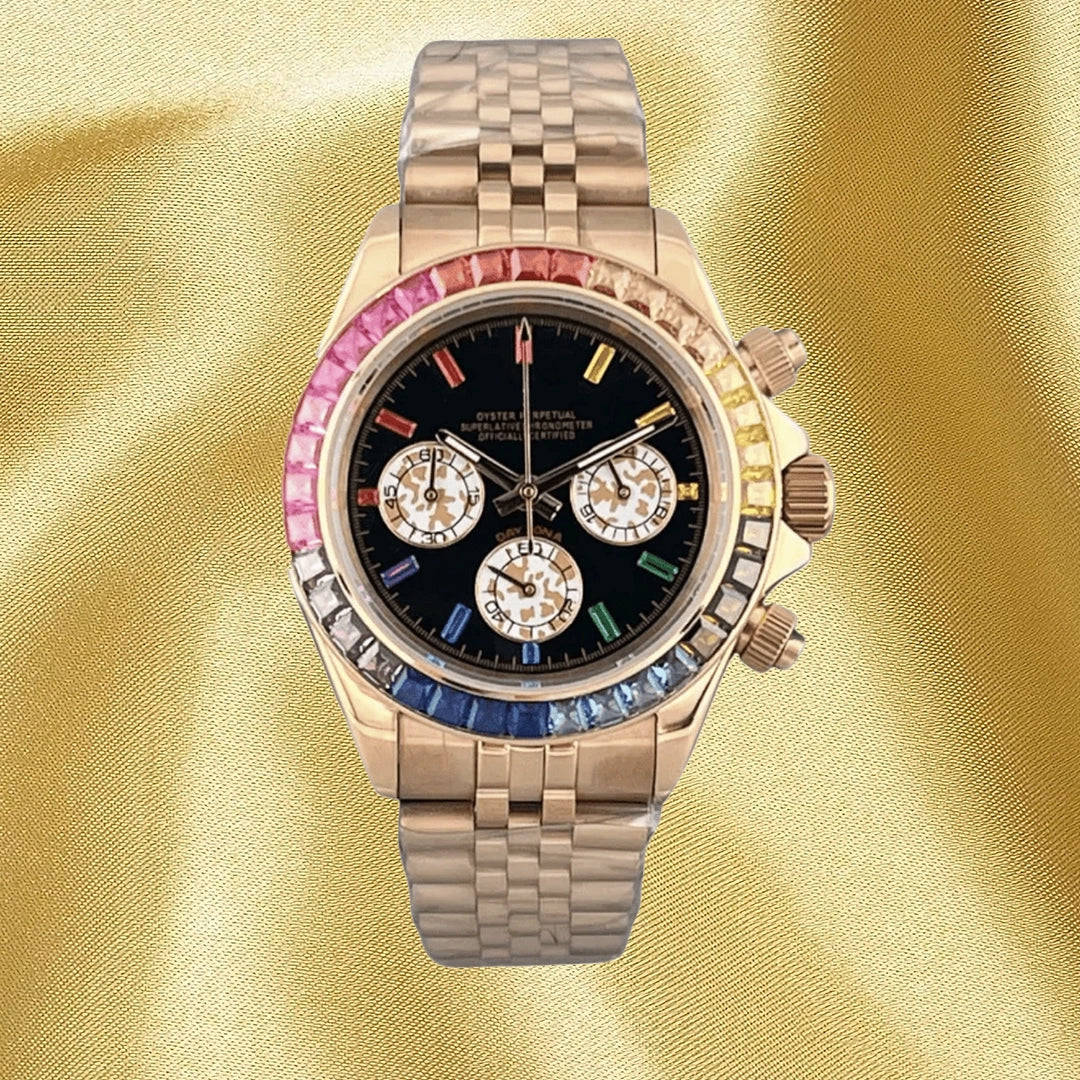 SEIKONA MOD Daytona Rose Gold-Rainbow II — view 2