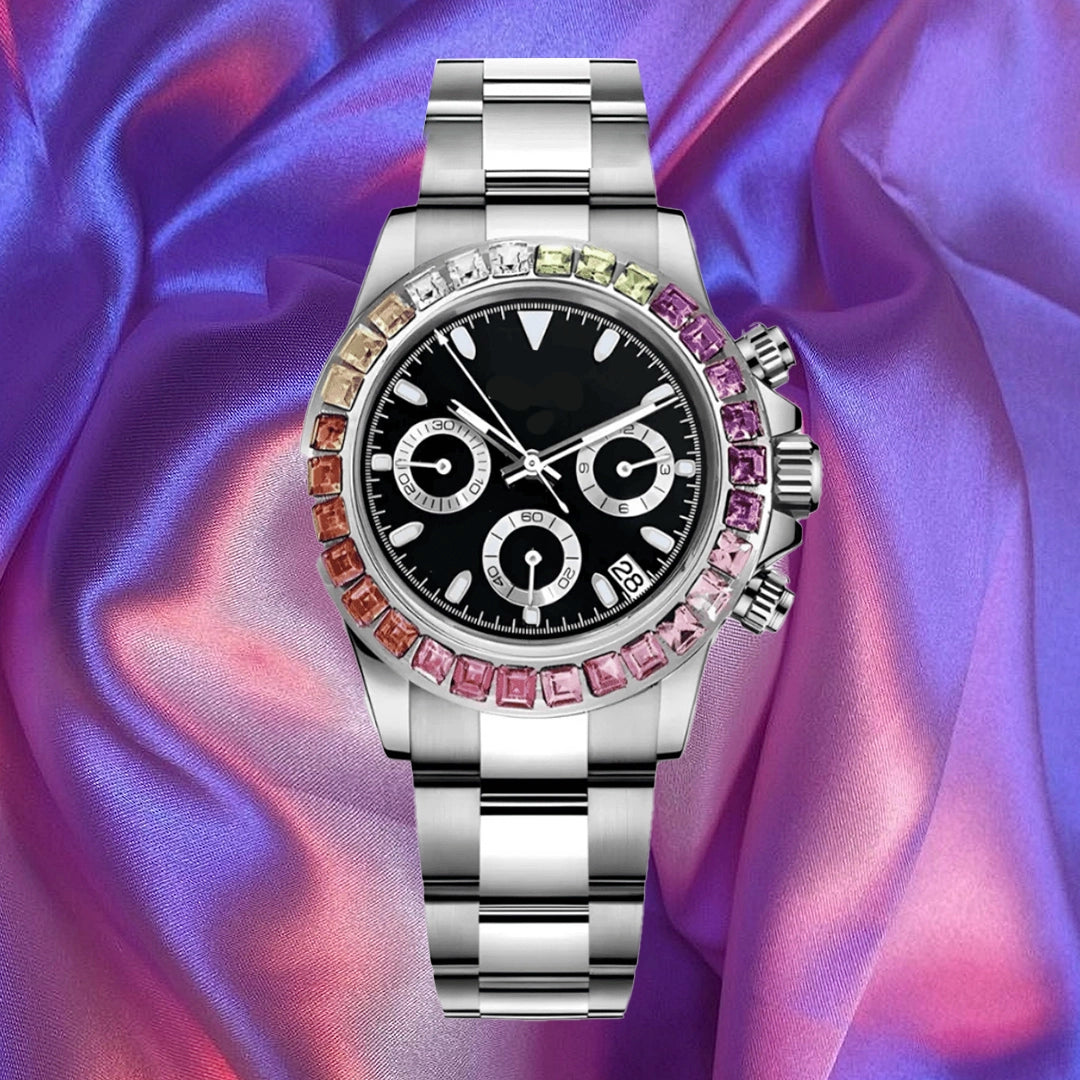SEIKONA MOD Daytona Silver-Rainbow — view 2