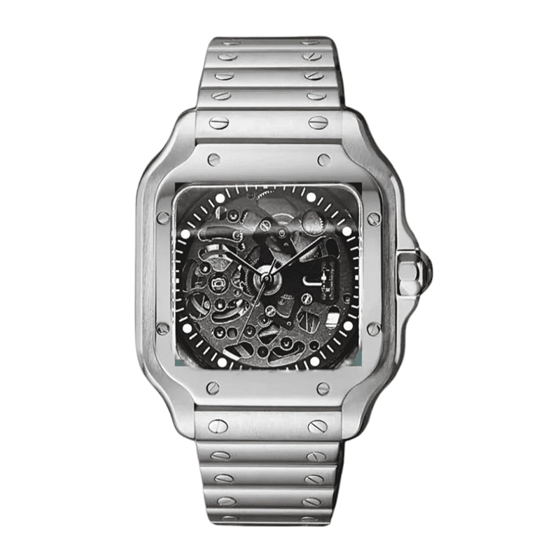 SEIKSANTOS MOD Santos Skeleton Silver — view 1