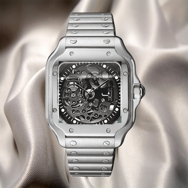 SEIKSANTOS MOD Santos Skeleton Silver — view 2