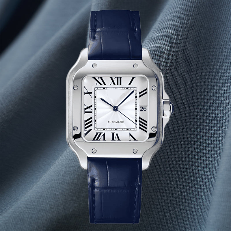 SEIKSANTOS MOD Santos White Blue Leather — view 2