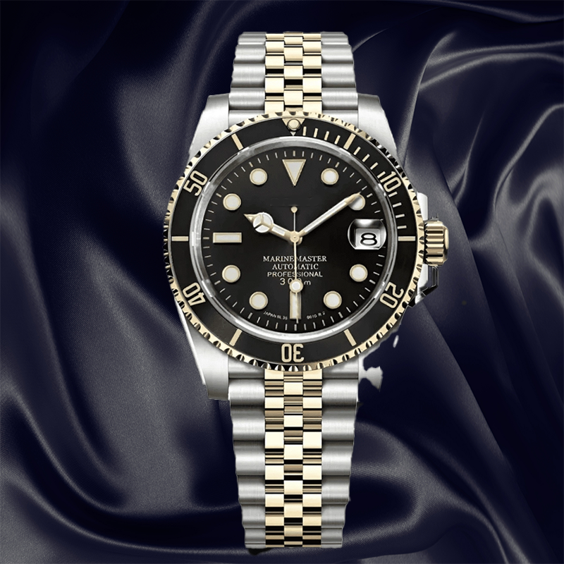SUBIKO MOD Submariner Two-Tone Black — view 2