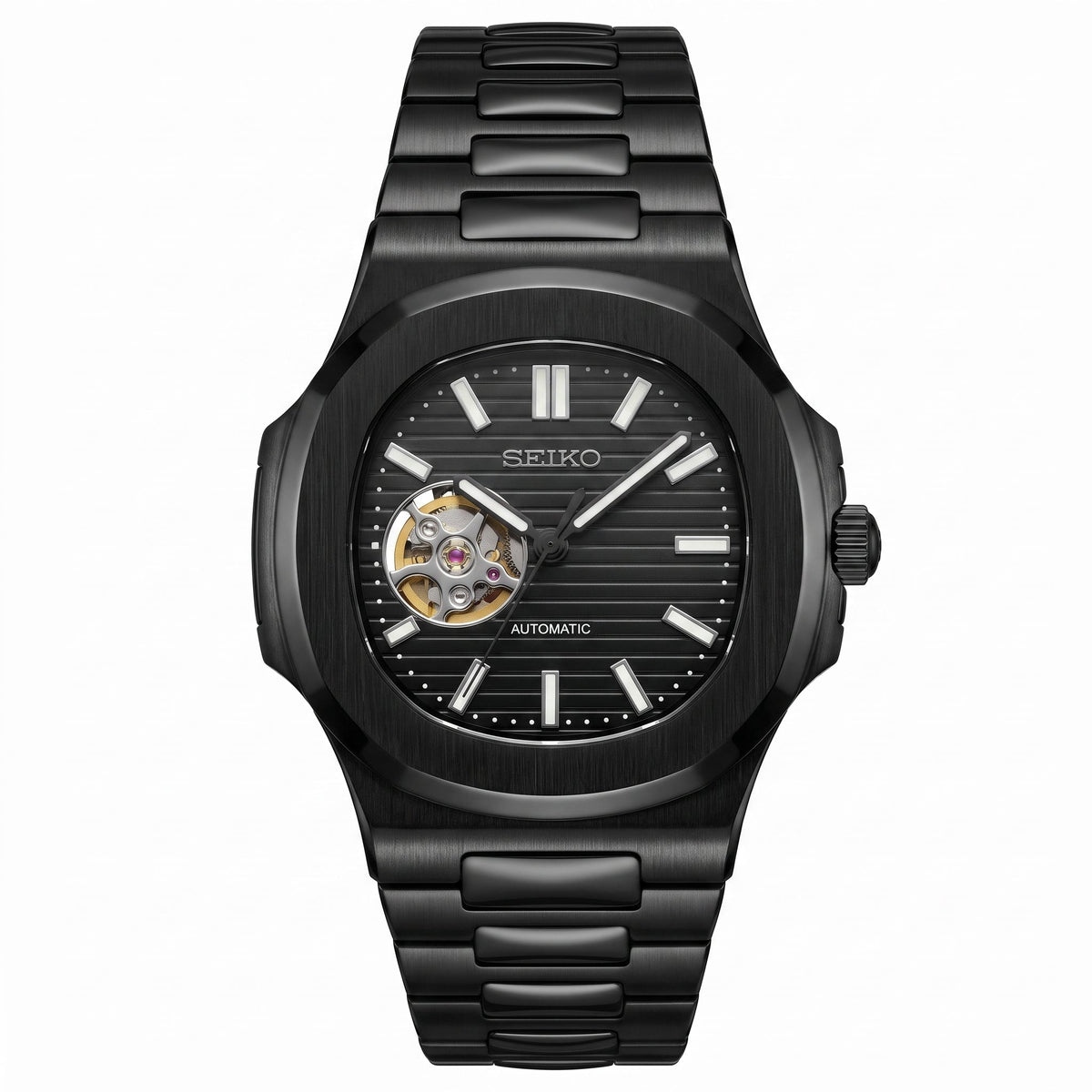 Nautiko | (Open Heart)Black — Front view