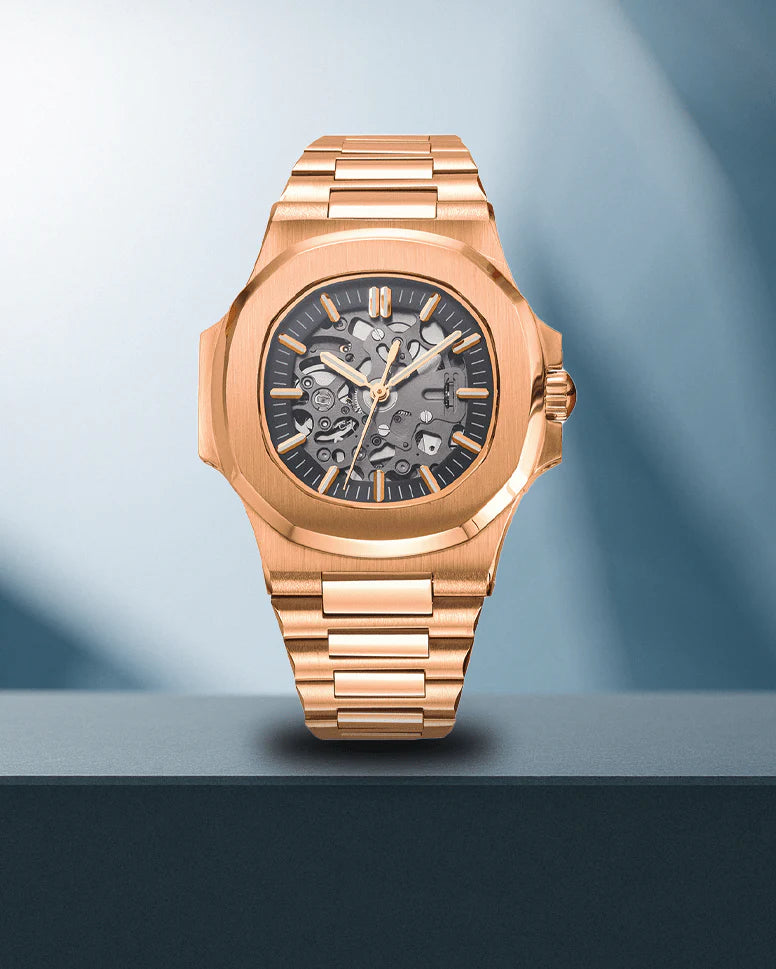 NAUTILUS SKELETON ROSEGOLD