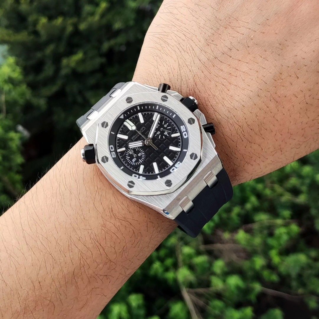 ROYAL OFFSHORE STEEL CHRONO BLACK