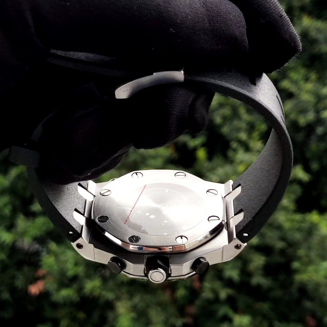 ROYAL OFFSHORE STEEL CHRONO WHITE PANDA