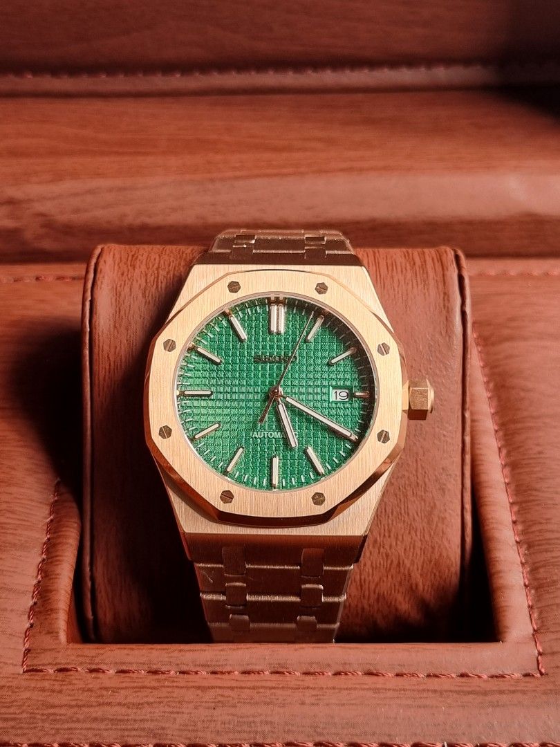 ROYAL OAK ROSE GOLD EMERALD