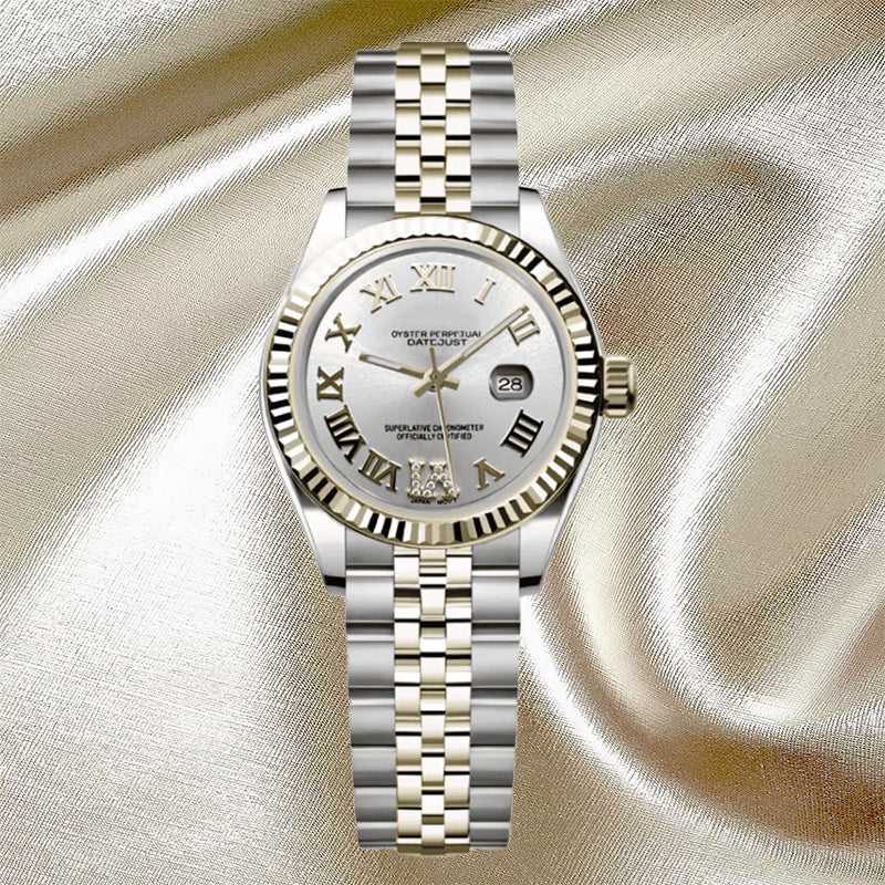 SEIKJUST MOD Lady Two-Tone White Roman — view 2