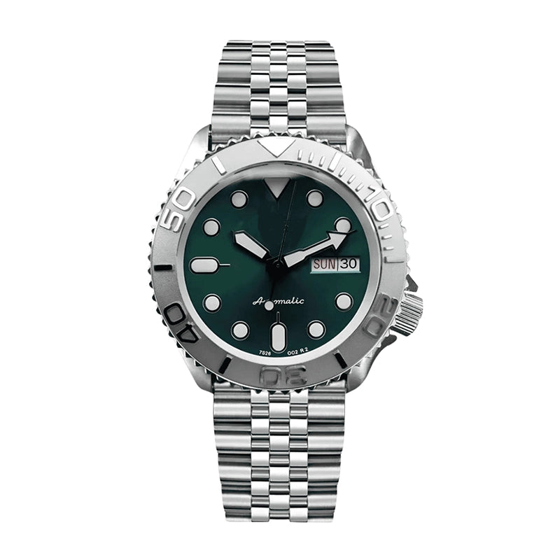 SKX MOD Silver Green — view 1